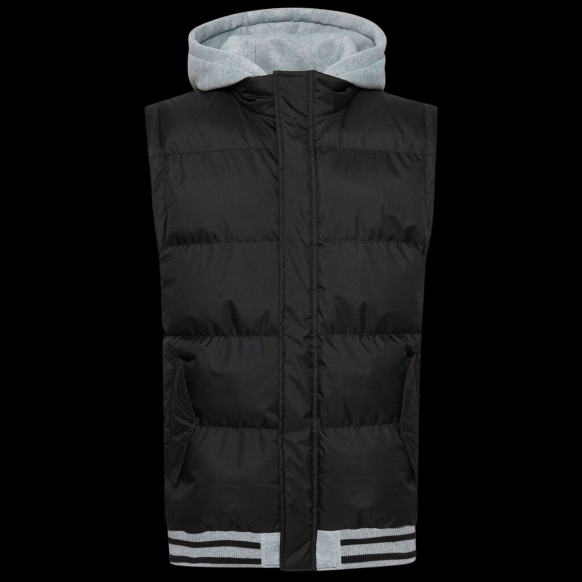 Blend Herre Vest m. hætte - Black - L