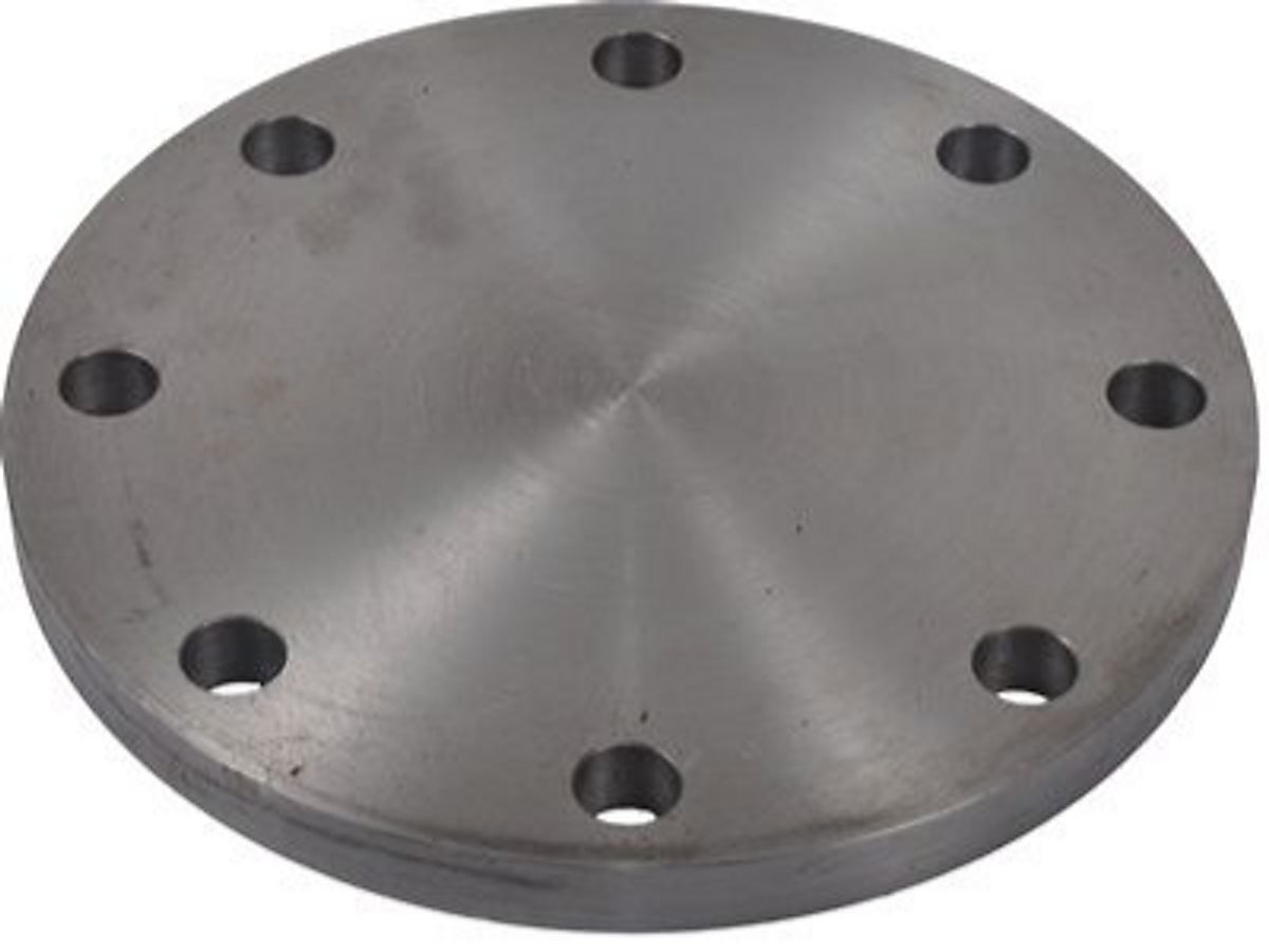 Blindflange DN100. 114,3mm. 8 bolthuller. PN16. EN 1092-1 Type 05/A P250GH