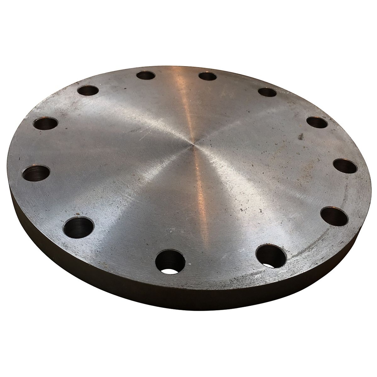 Blindflange DN350. 355,6 mm. 16 bolthuller. PN10. EN 1092-1 Type 05/A P250GH