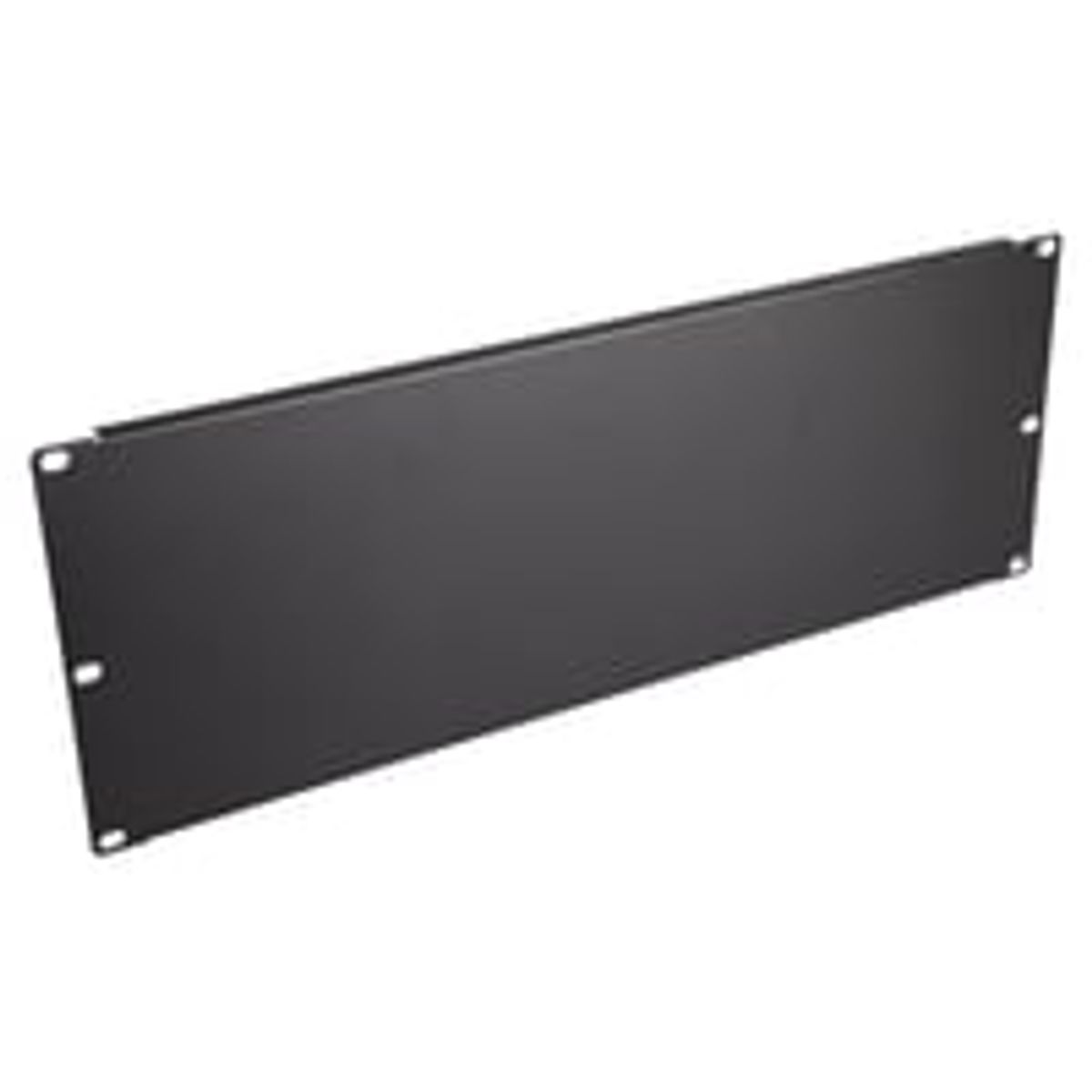 Blindplade til 19" rack 4HE sort metal