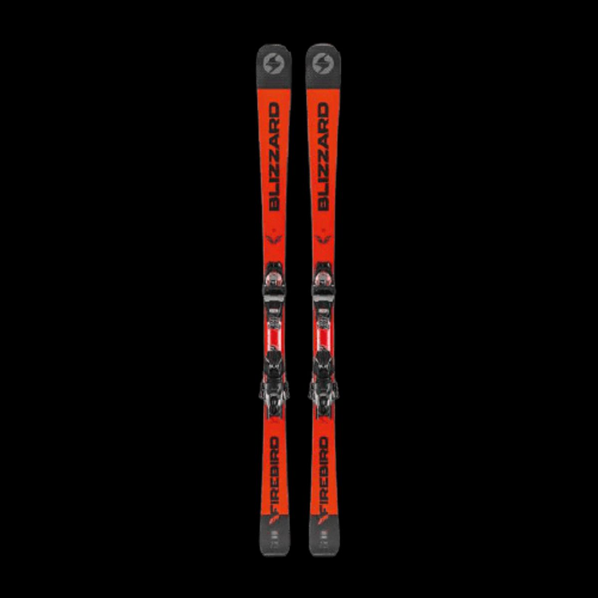 Blizzard Firebird Ti Ski - Incl. Binding (Farve: Black/orange, Størrelse: 148)