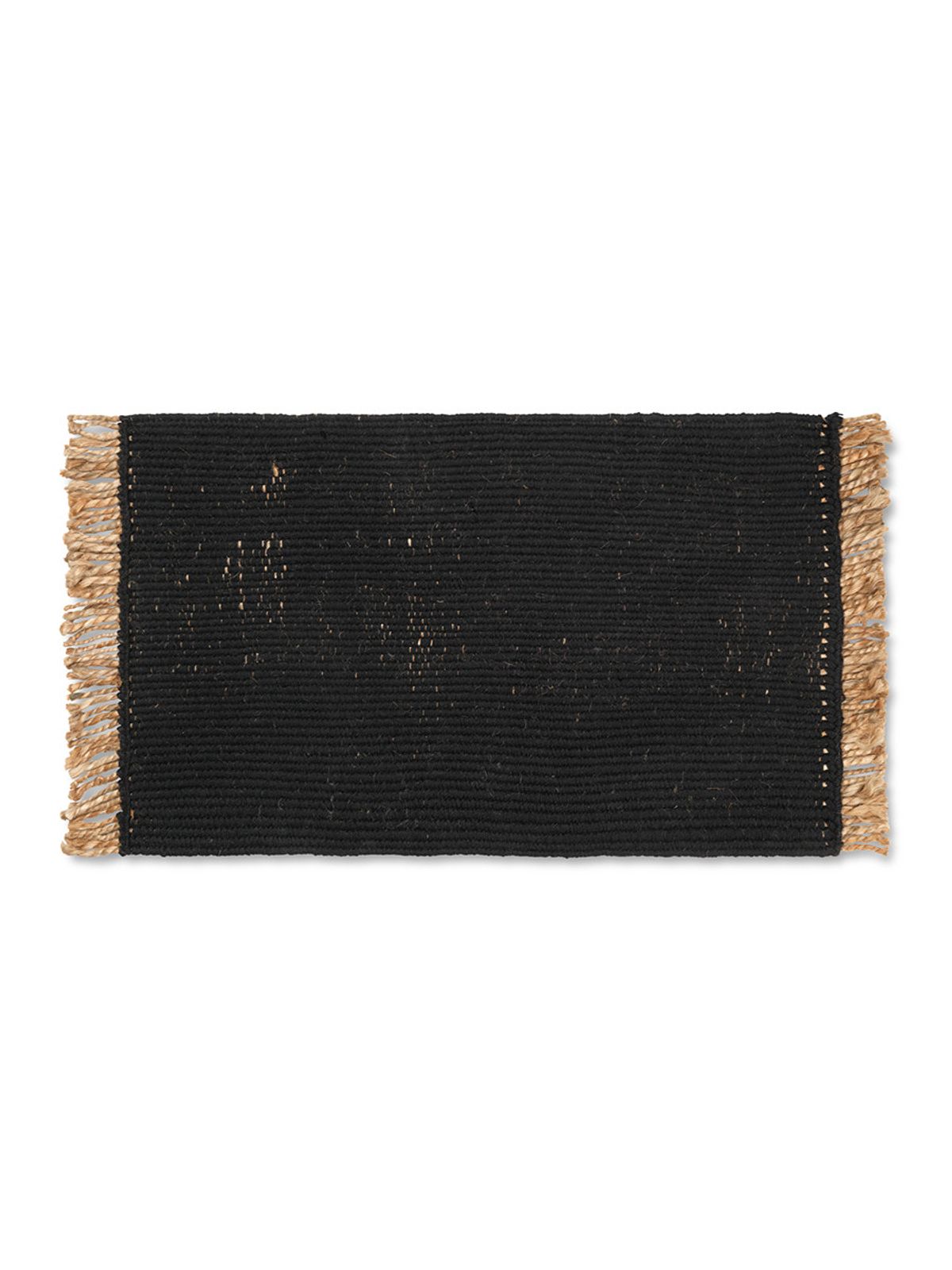 Block Mat fra Ferm Living (Black/Natural)