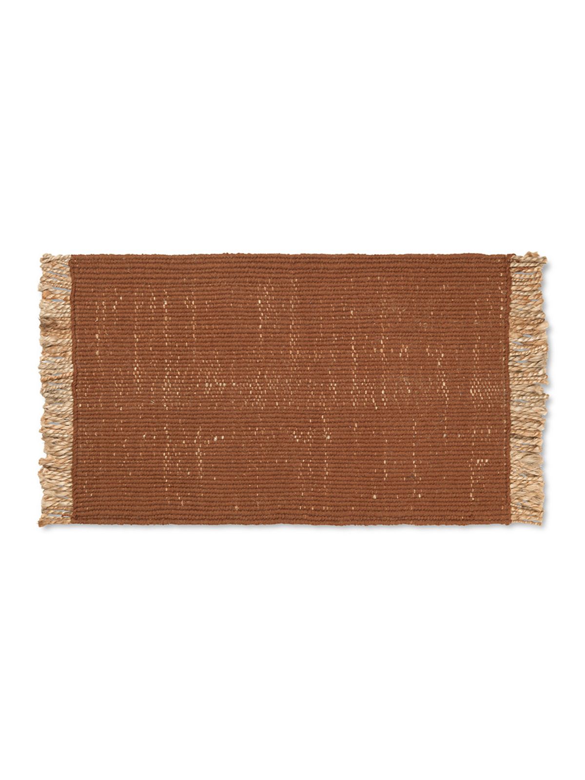 Block Mat fra Ferm Living (Dark Brick/Natural)