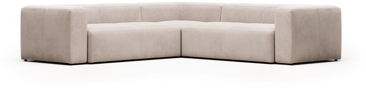 Blok, Hjørnesofa, beige, H69x290x290 cm, stof