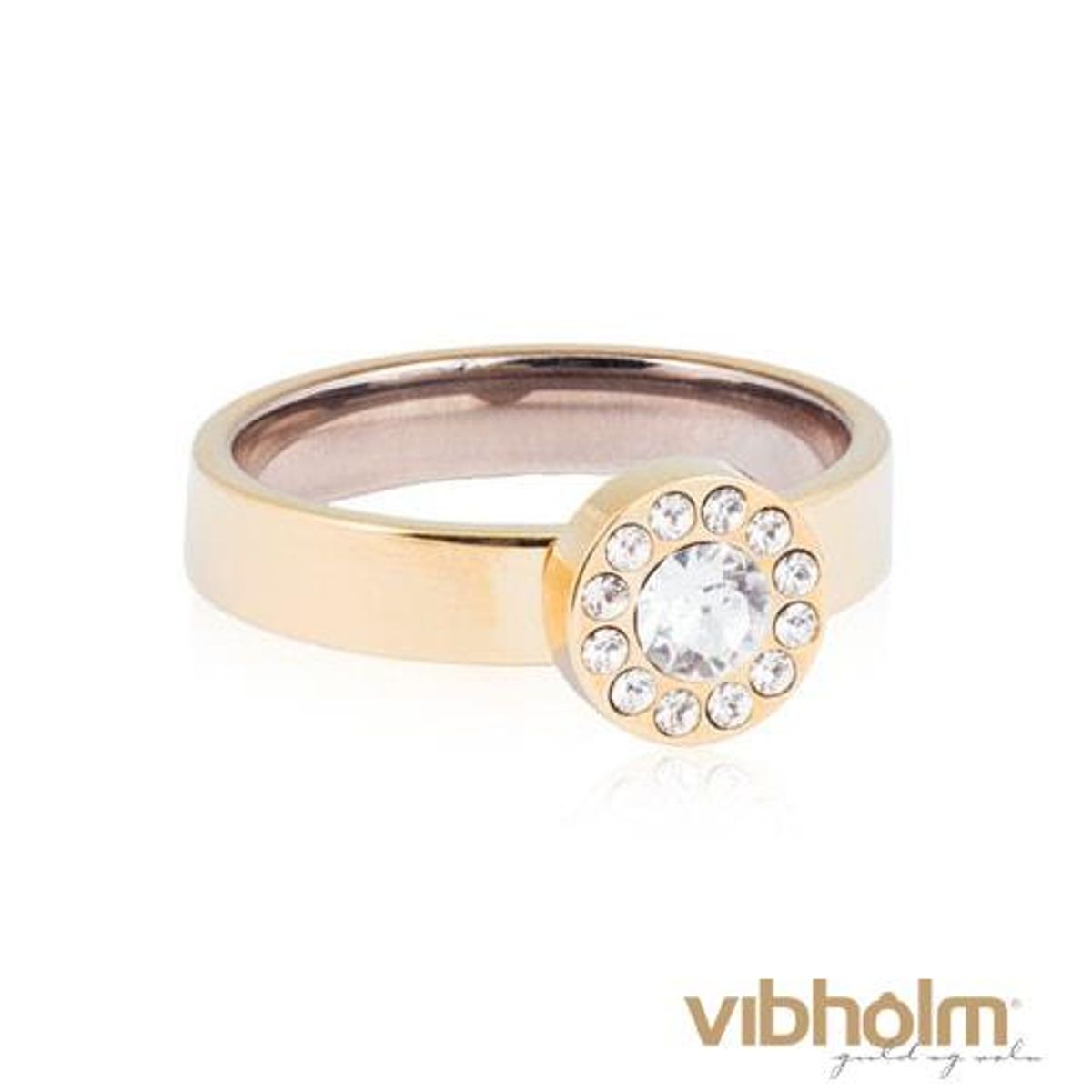 Blomdahl - Brilliance Halo Crystal Ring 31-13265-1601