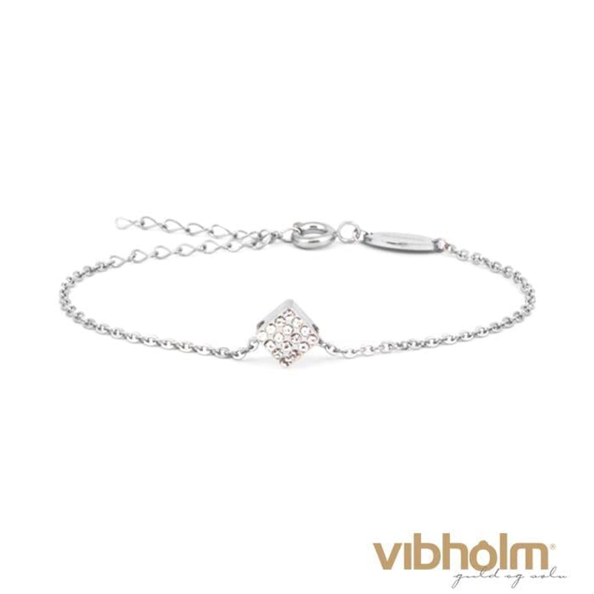 Blomdahl - Brilliance Square Crystal Armbånd 32-2492-0801