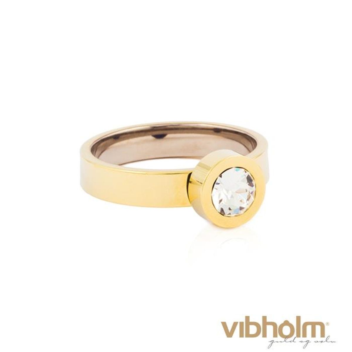 Blomdahl - Grand Bezel Crystal Ring