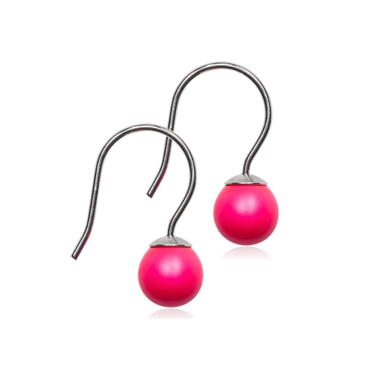 Blomdahl - Mini Pendant Pearl Electric Pink medicinsk titan 15-1280-39