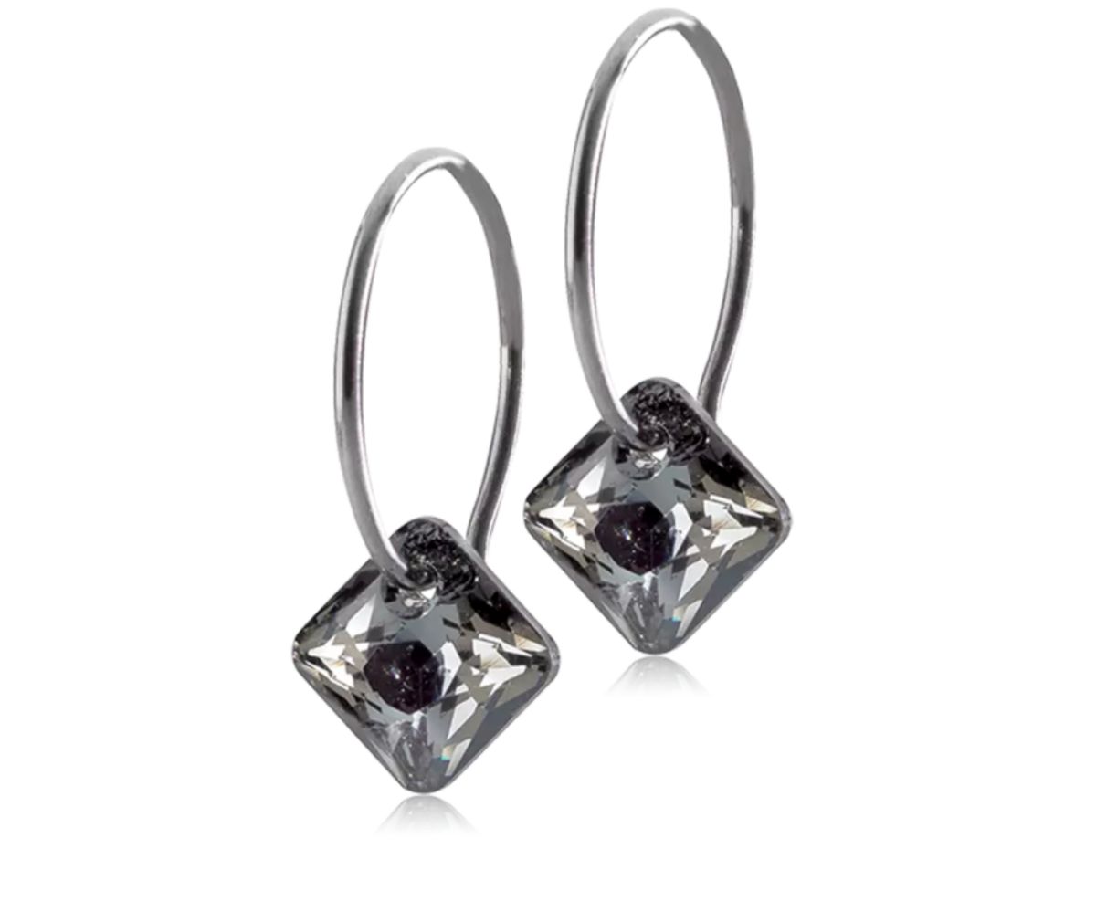 Blomdahl - NT Square Black Diamond medicinsk titan 15-1253-12