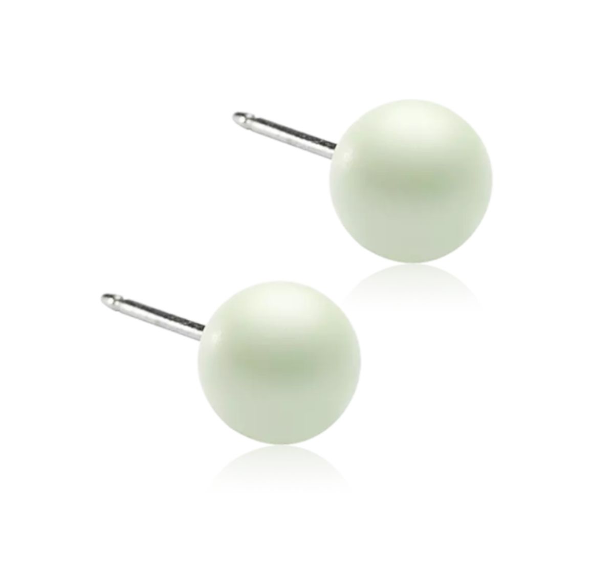 Blomdahl - Pearl Pastel Green Ørestikker medicinsk titan 15-1233-63