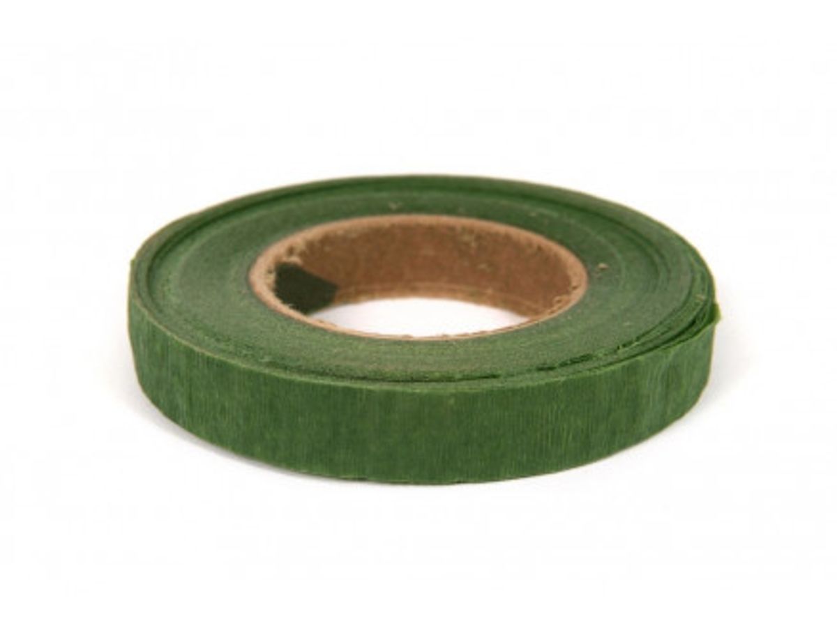 Blomstertape / Flower tape Grøn 13mm 27,5m