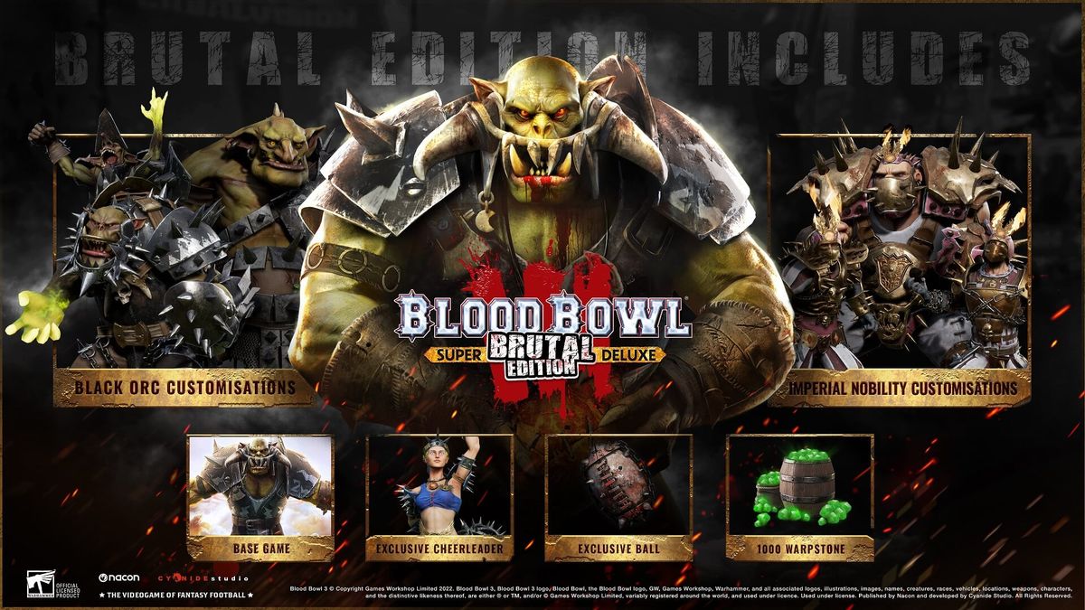 Blood Bowl 3 - Brutal Edition Steam - EZGame.dk