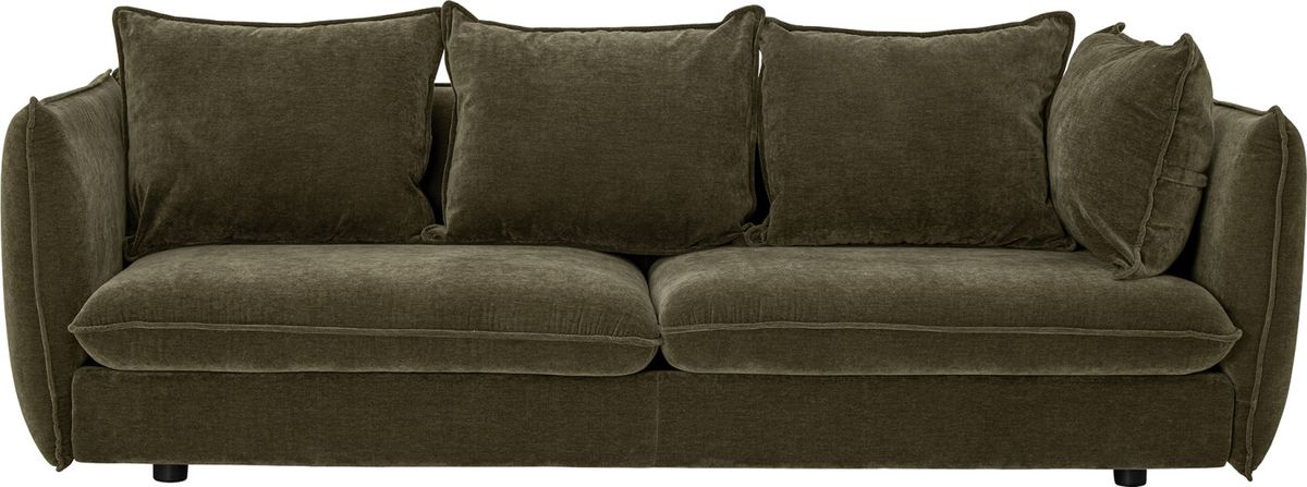 Bloomingville - Austin Sofa - Grøn - Polyester - 3 Personer