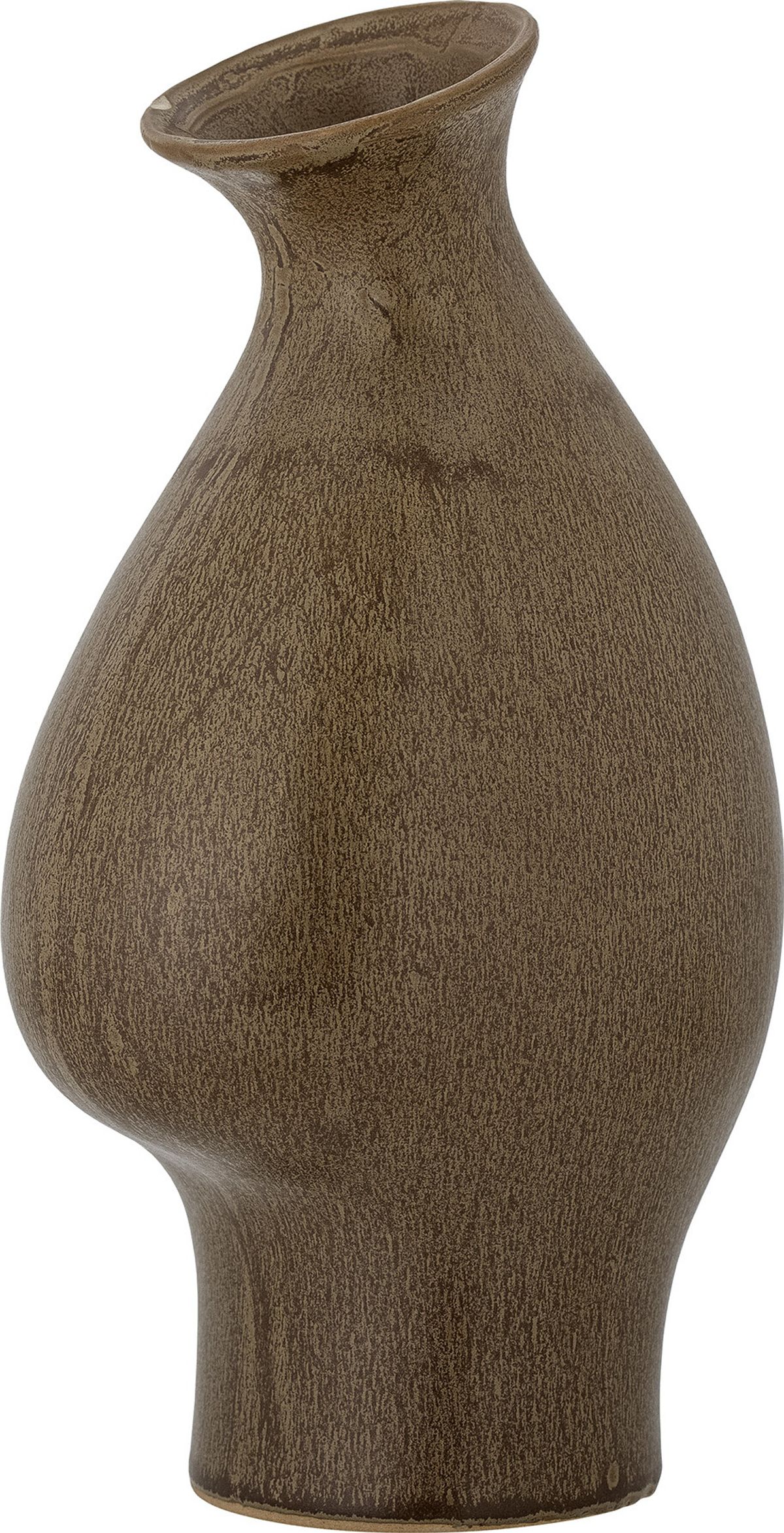 Bloomingville - Celin Vase - Brun - Stentøj - H 26 Cm