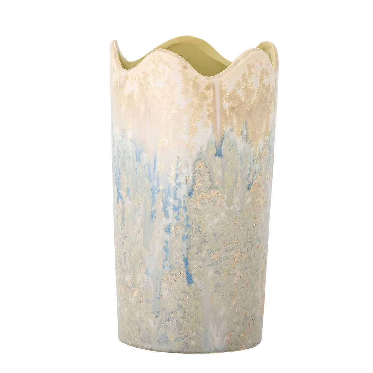 Bloomingville Leandro Vase, Natur, Stentøj