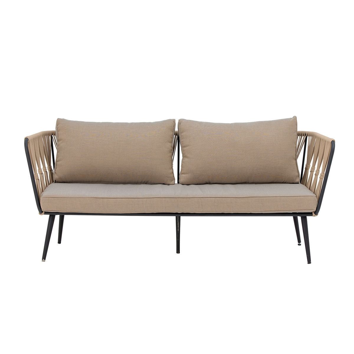 Bloomingville Pavone Sofa, Brun, Metal