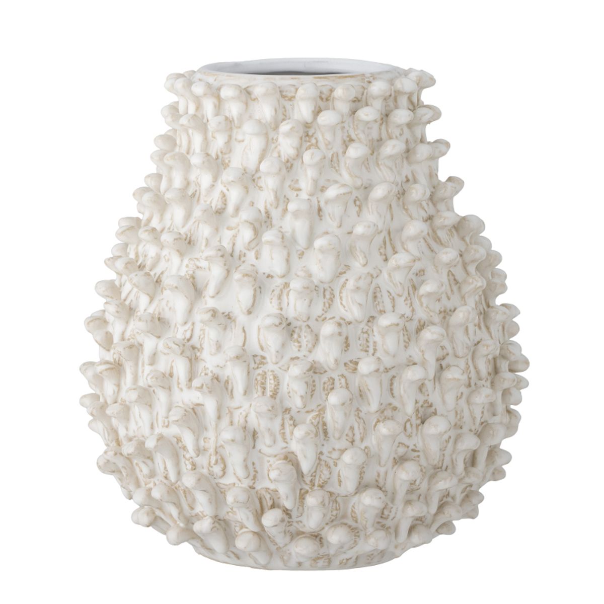 Bloomingville - Spikey Vase, Natur Stentøj