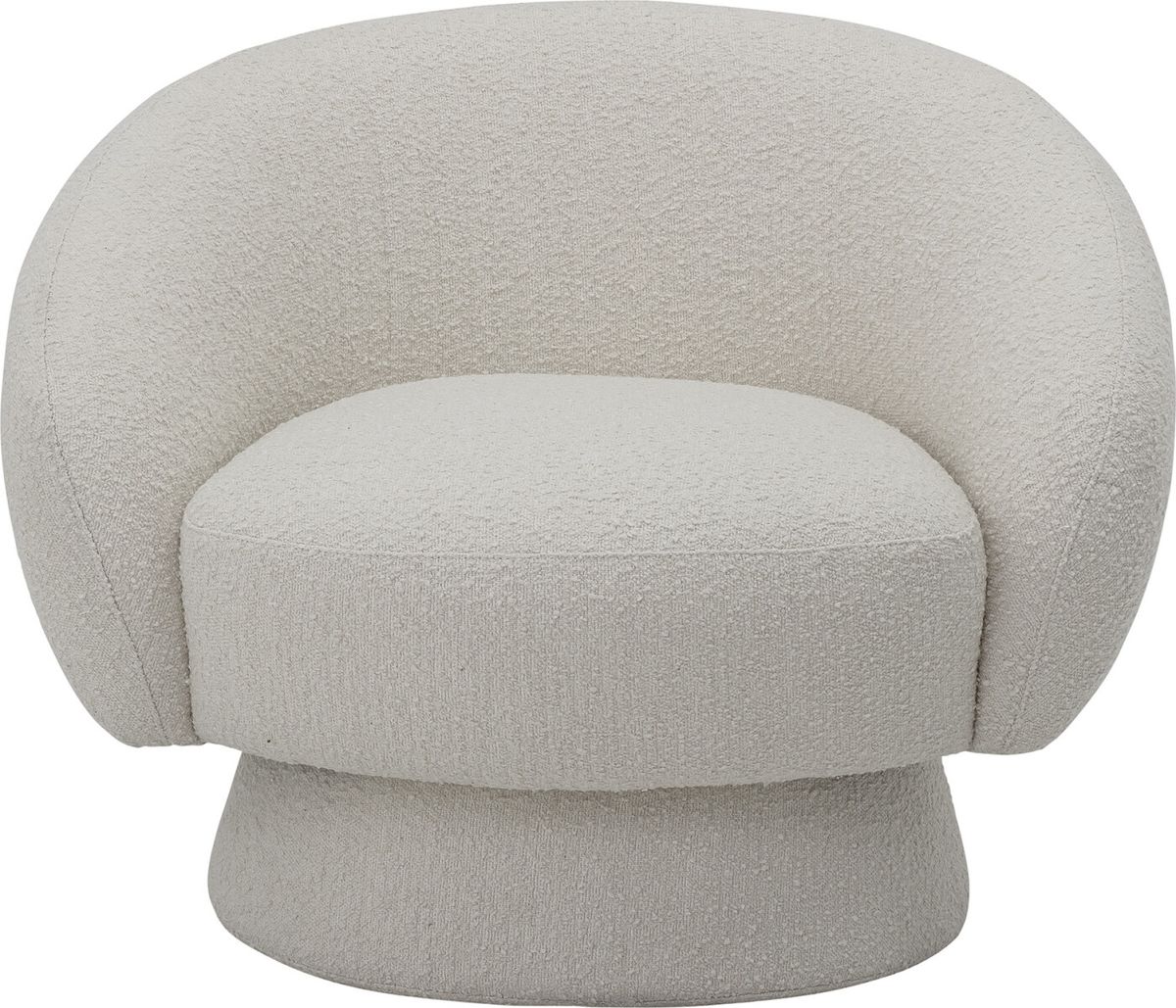 Bloomingville - Ted Loungestol - Hvid - Polyester Stof