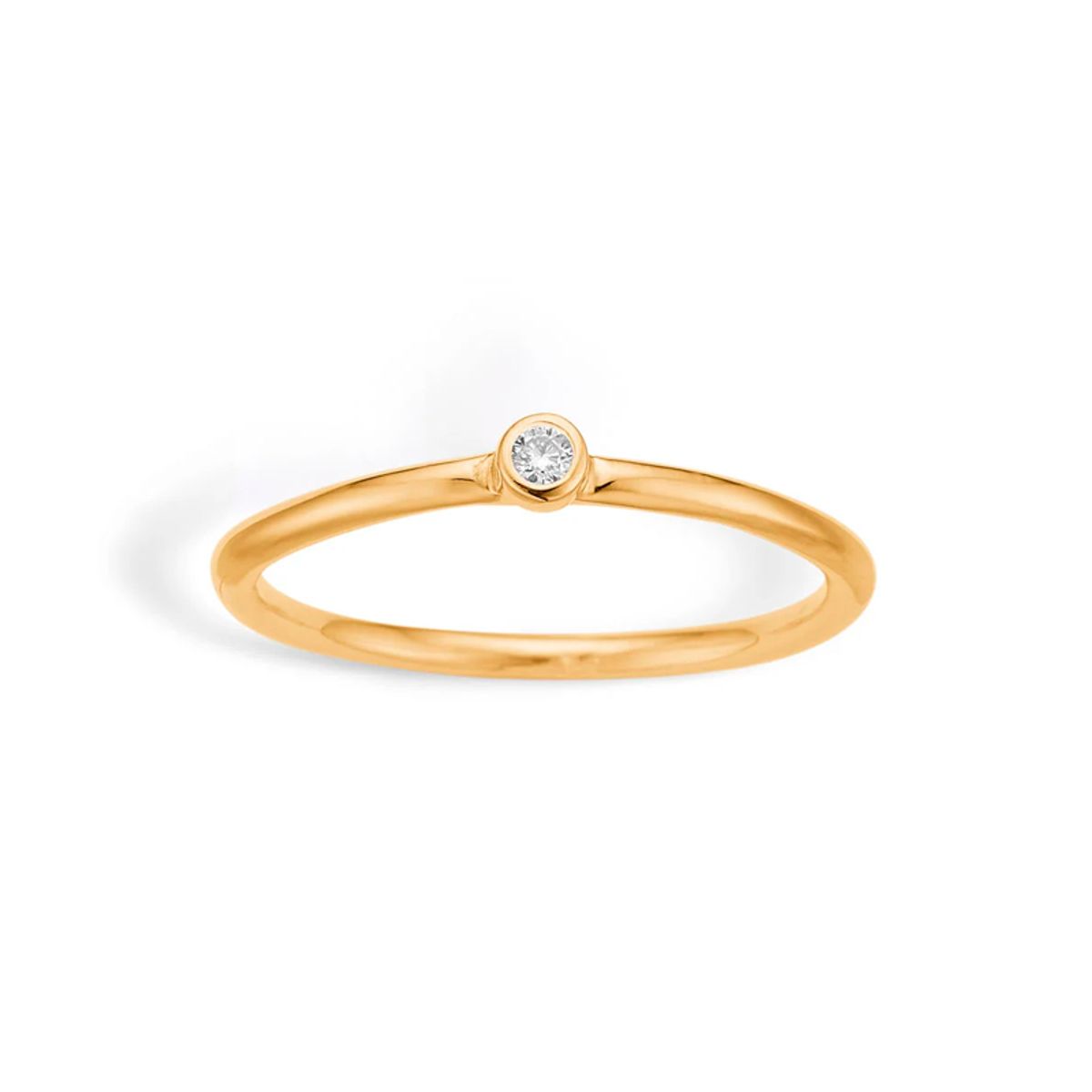 Blossom Conjure guldring med diamant