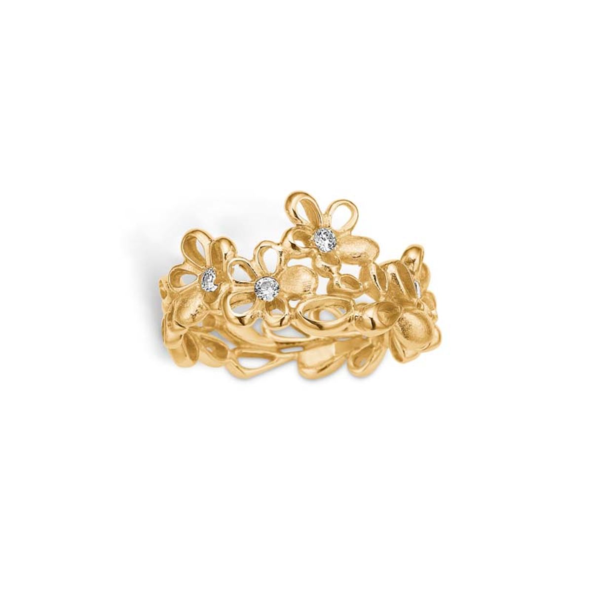 Blossom Copenhagen 9 kt guld blomster ring