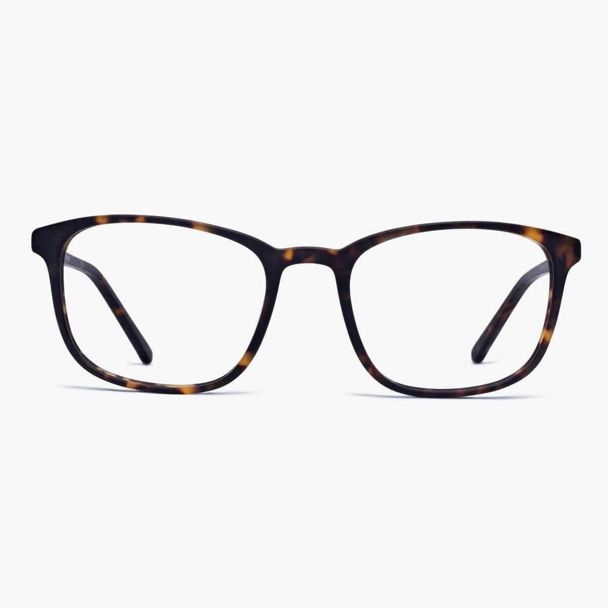 Blue light briller +0 -Men's Ebeltoft Dark Turtle - Luxreaders