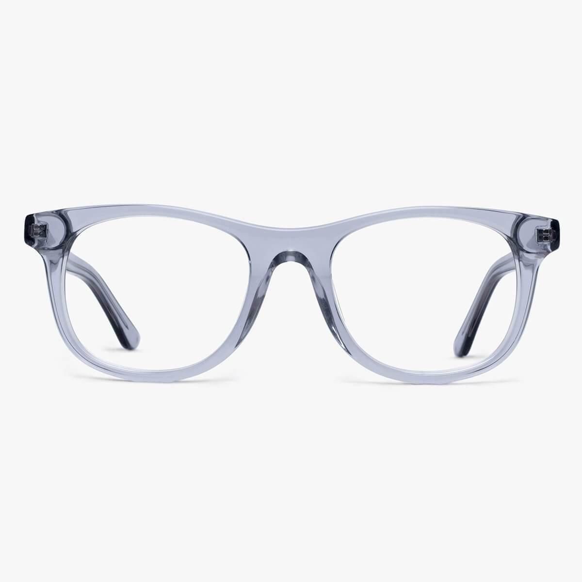 Blue light briller +1 -Women's Malmö Crystal Grey - Luxreaders