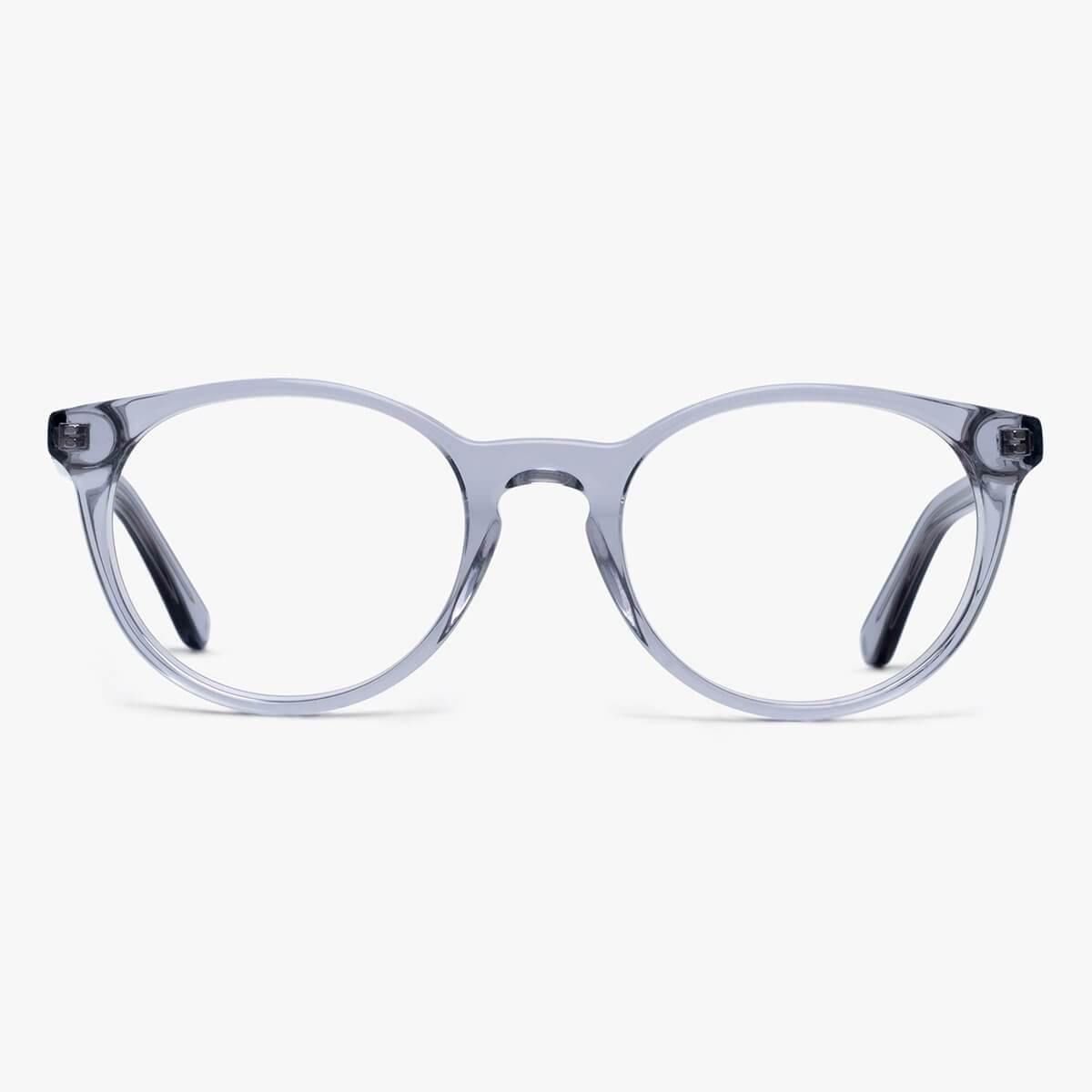 Blue light briller +1 -Women's Ãrebro Crystal Grey - Luxreaders