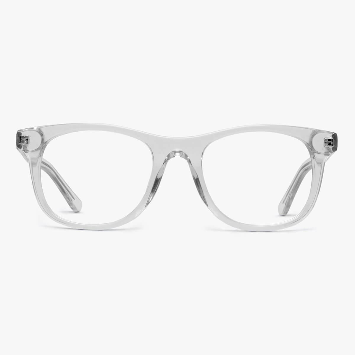 Blue light briller +2.5 -Women's Malmö Crystal White - Luxreaders