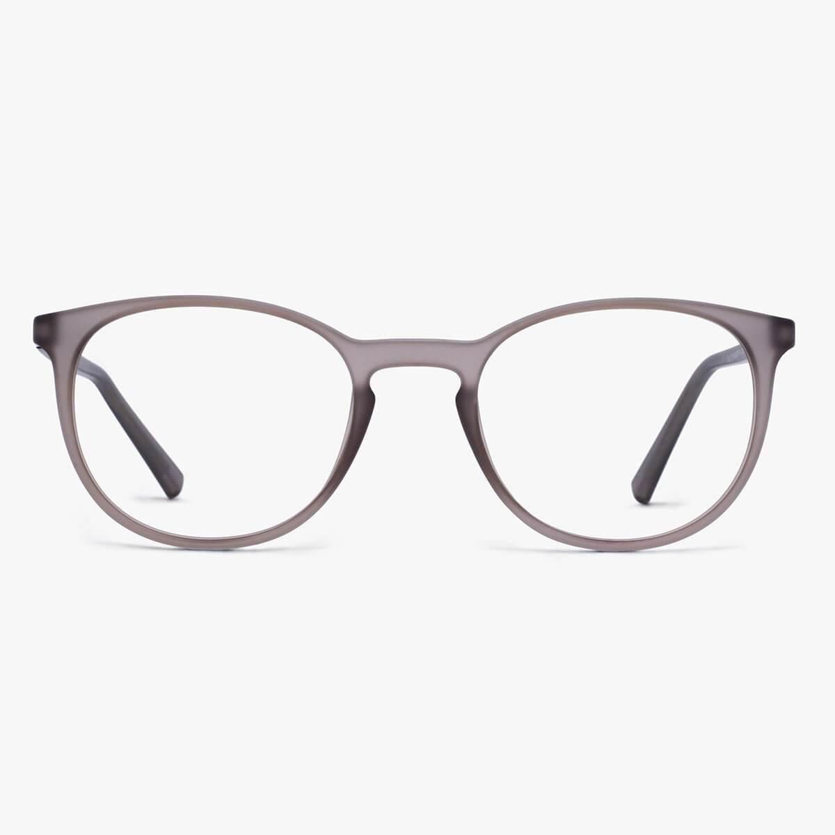 Blue light briller +2 -Men's Stockholm Grey - Luxreaders