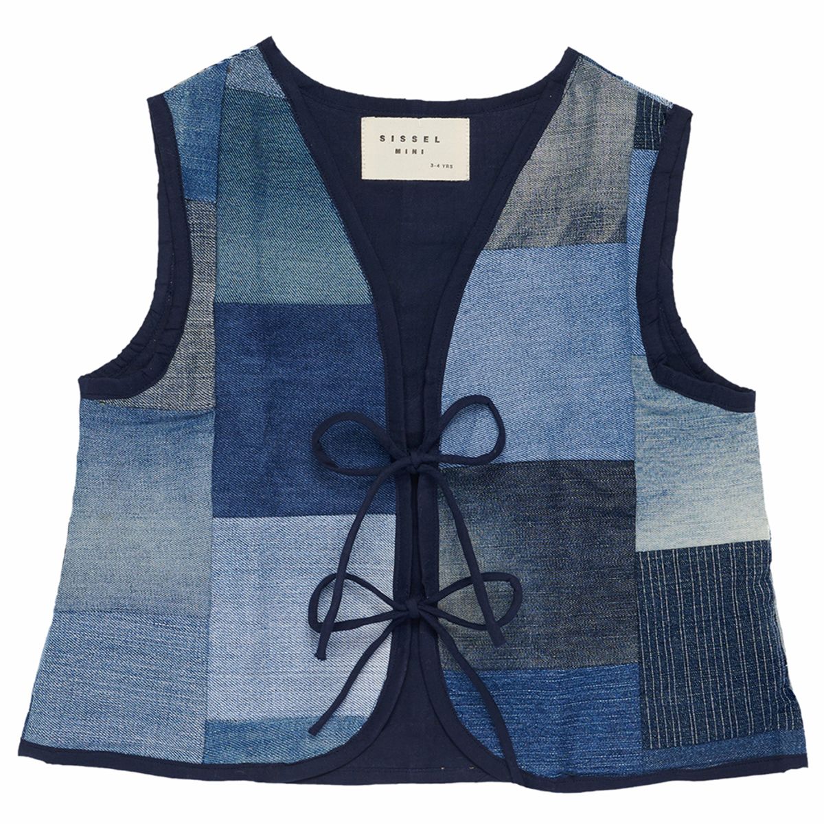 Blue MINI leftover vest (3-4 år)