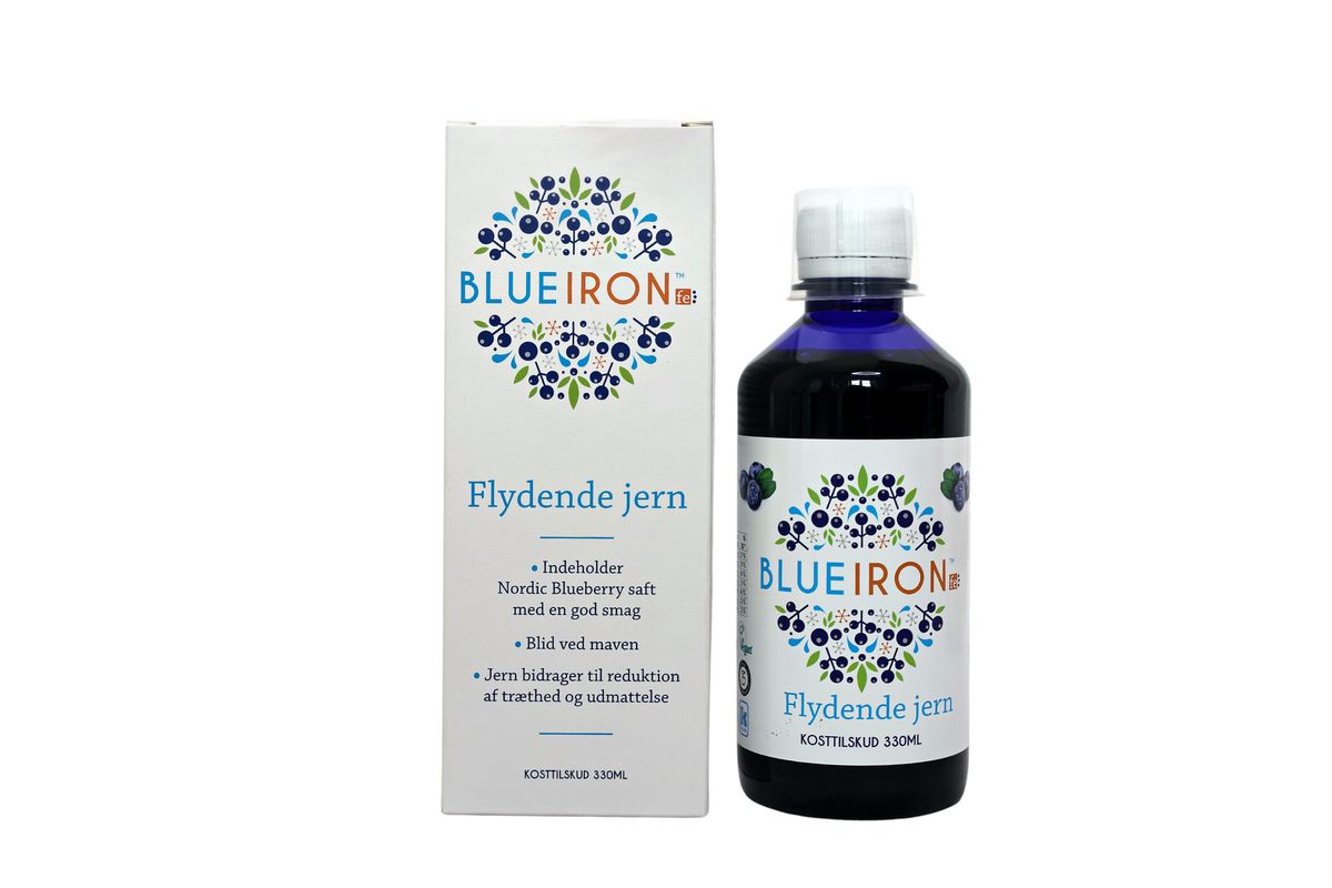 Blueiron flydende jerntilskud - 330 ml.