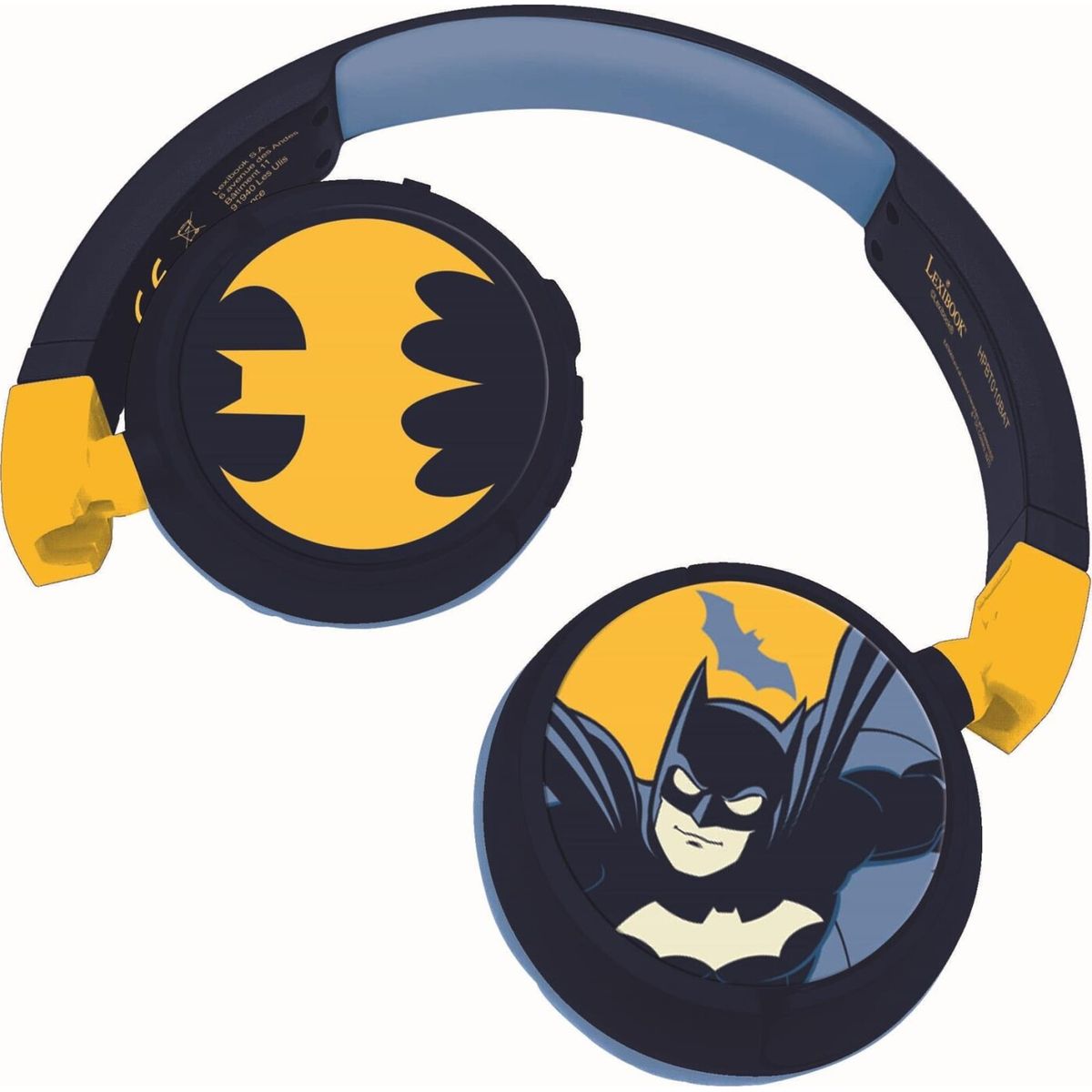 Bluetooth Hovedtelefoner Til Børn - Batman - Foldbare - 85 Db - Lexibook