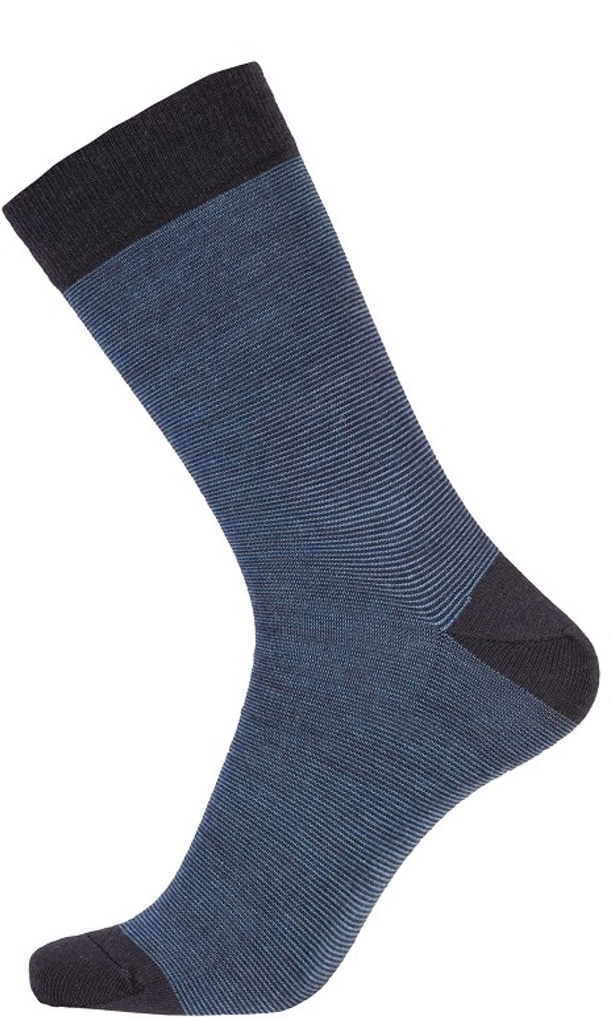 Blå Egtved Twin Sock Uldstrømper Str. 45-48