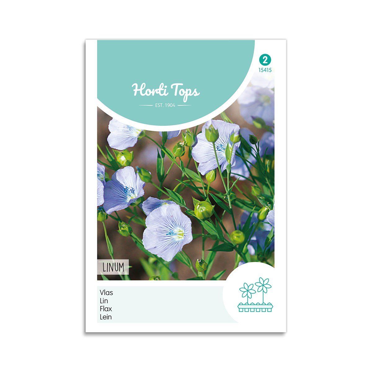 Blå hør frø "Linum" - Horti Tops