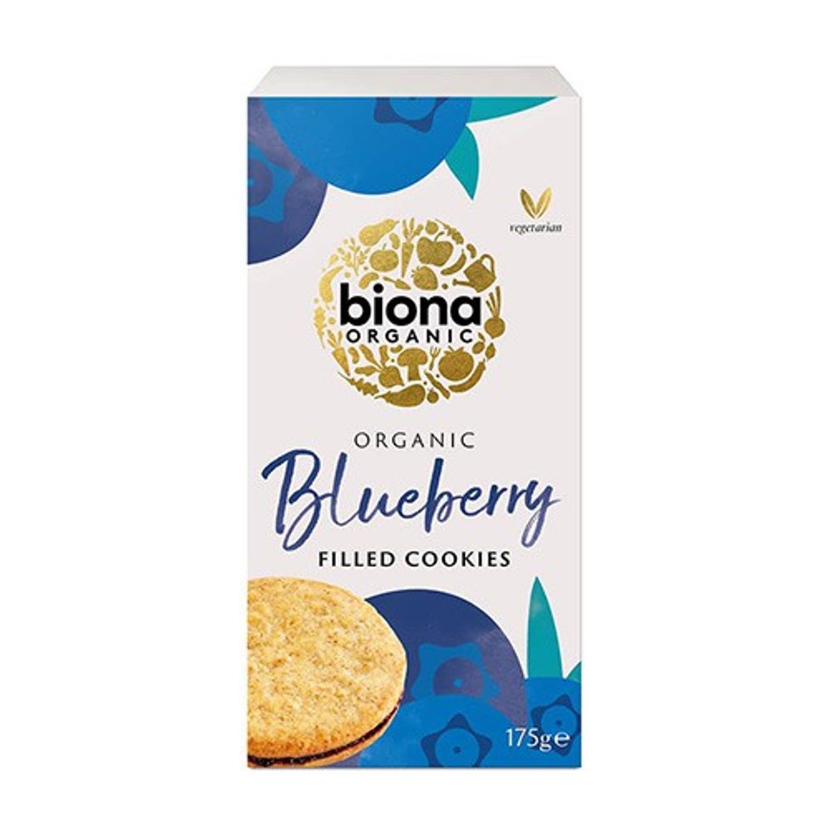 Blåbærsnitter Økologisk - 175 gram - Biona Organic