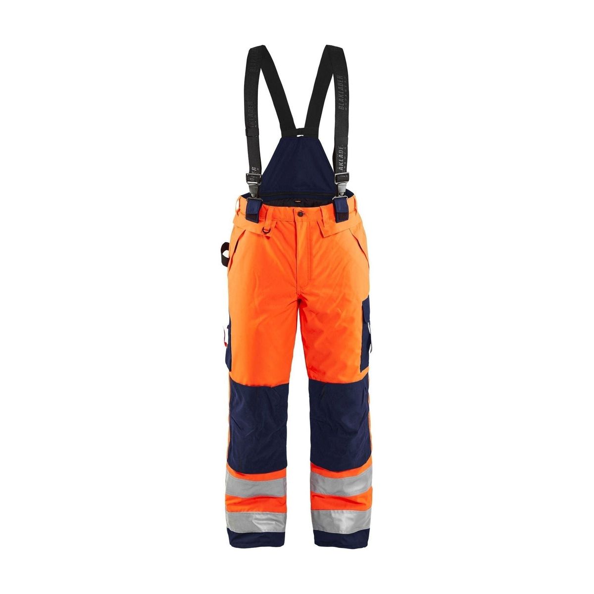 BLÅKLÄDER 1885 High Vis Vinter buks - High Vis Orange/Marineblå herre