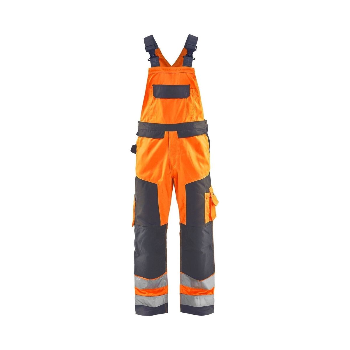 BLÅKLÄDER 2660 High Vis Overall - High Vis Orange/Mellemgrå herre