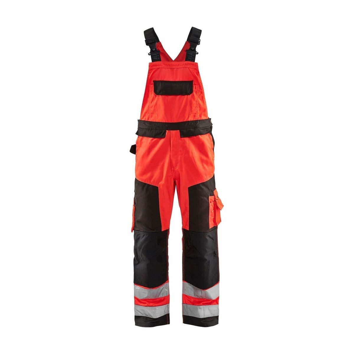 BLÅKLÄDER 2660 High Vis Overall - High Vis Rød/Sort herre