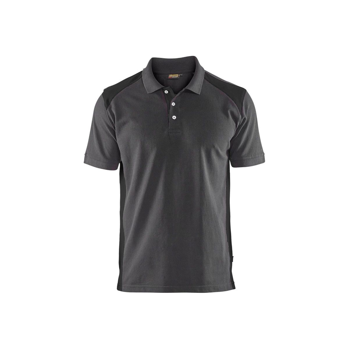 BLÅKLÄDER 3324 Poloshirt - Mellemgrå/Sort Herre