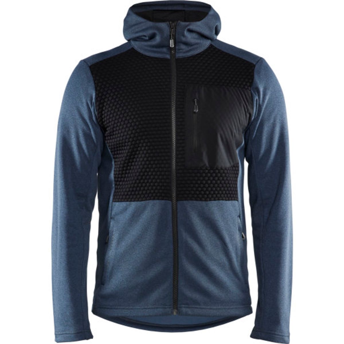 Blåkläder hættetrøje 35402533 full Zip, blå/sort, str. XS