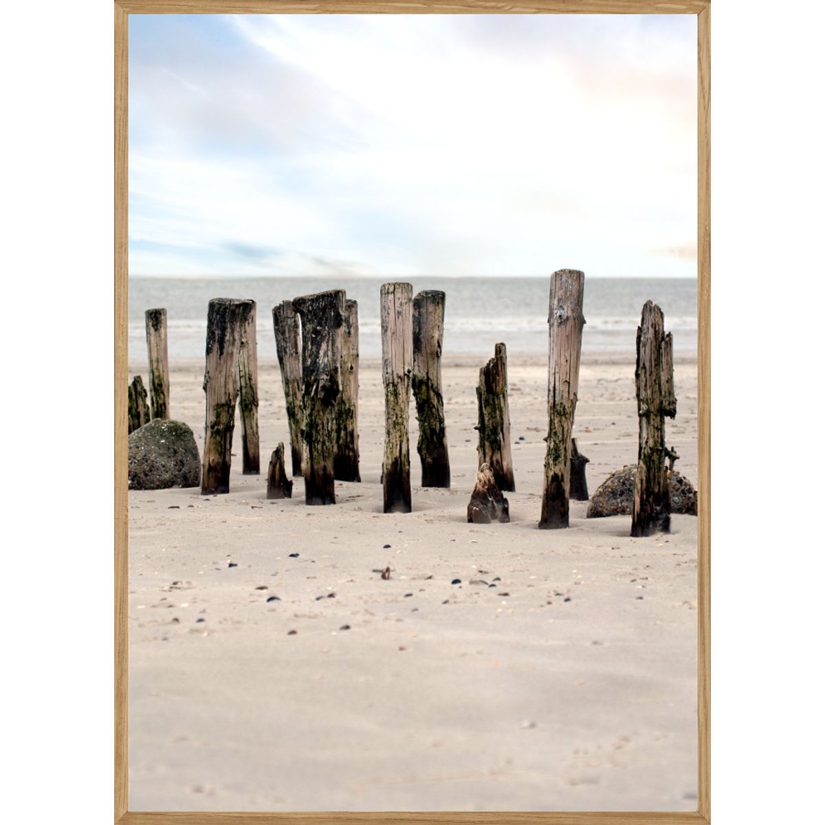 BLÅVAND STRAND - NATURPLAKAT A4 ( 21 x 29,7cm) - BOLIGEN > NATURPLAKATER - Living Nature