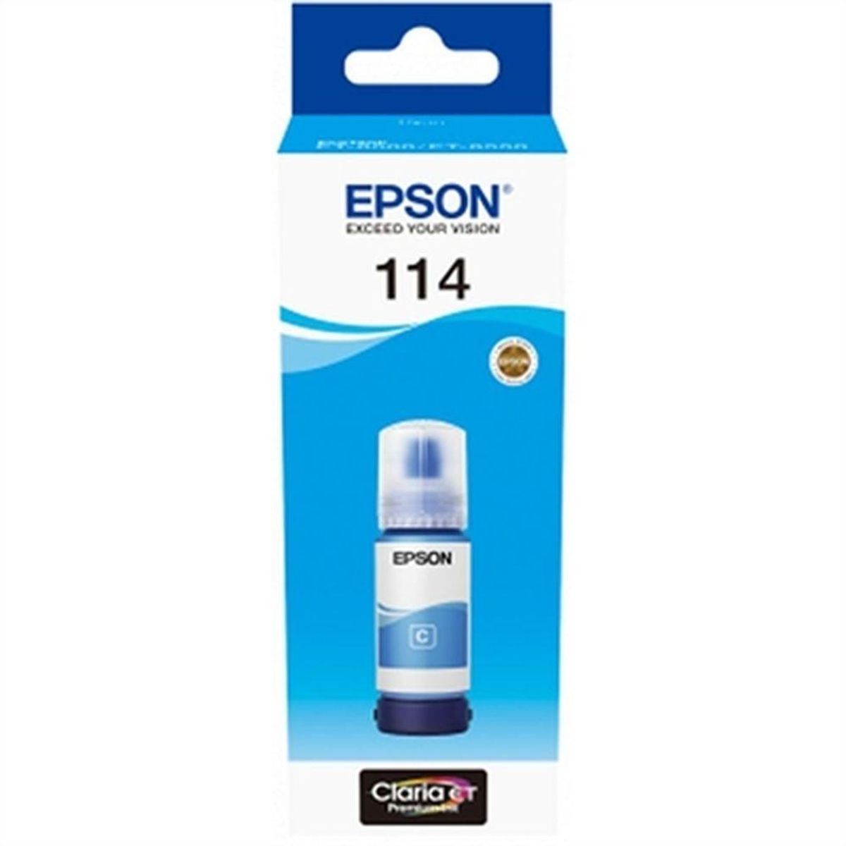 Blæk til genopfyldningspatroner Epson Ecotank 114 70 ml Cyan