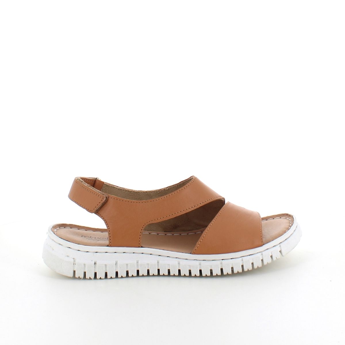 Blød brun skindsandal fra Relaxshoe - 37