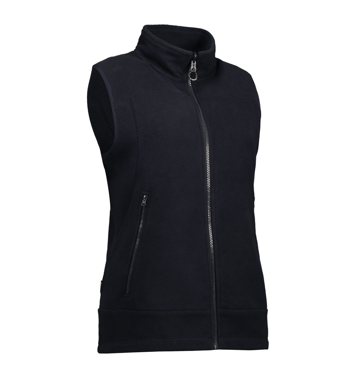 Blød dame fleece vest i navy - L