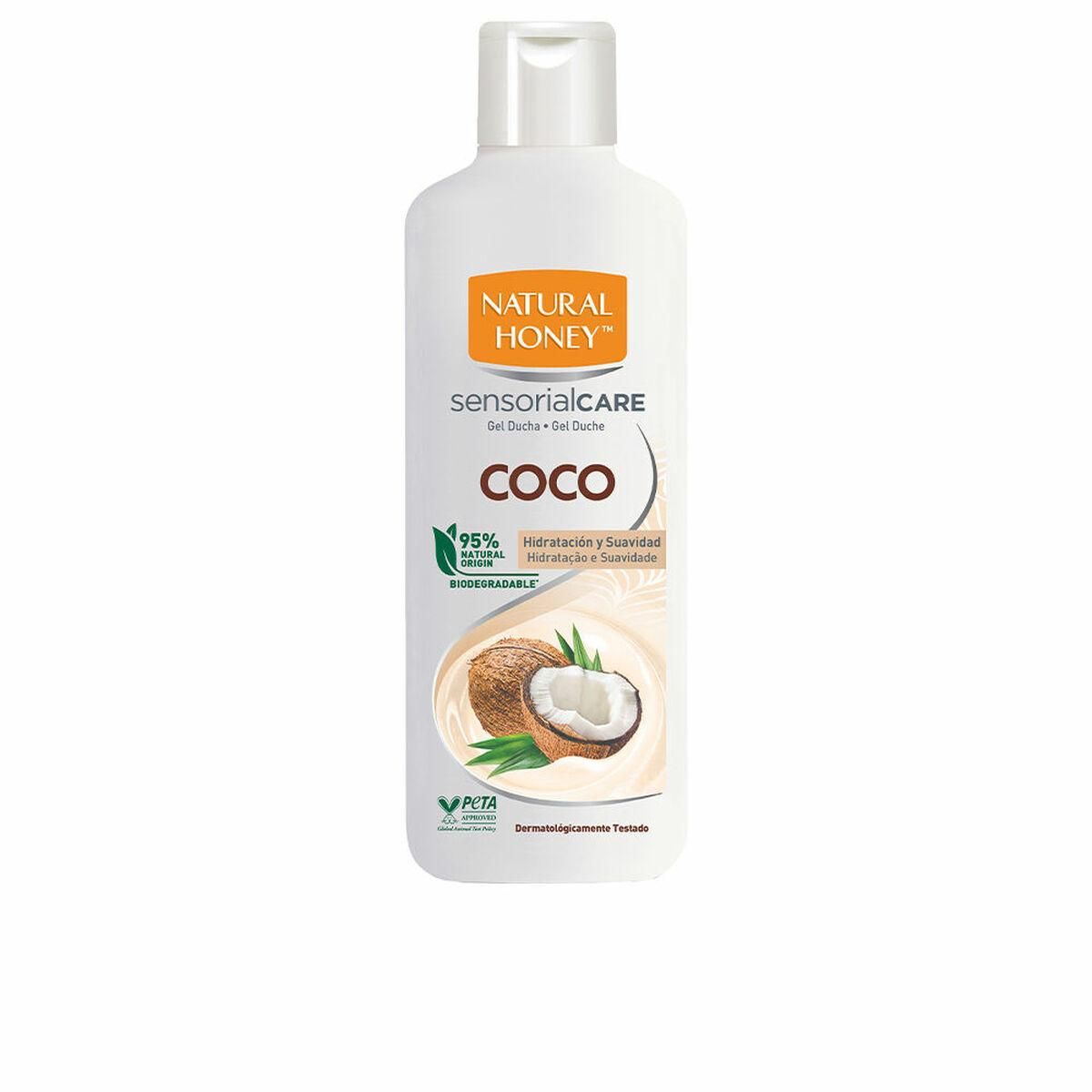 Blødgørende shower gel Natural Honey Coco Addiction 600 ml