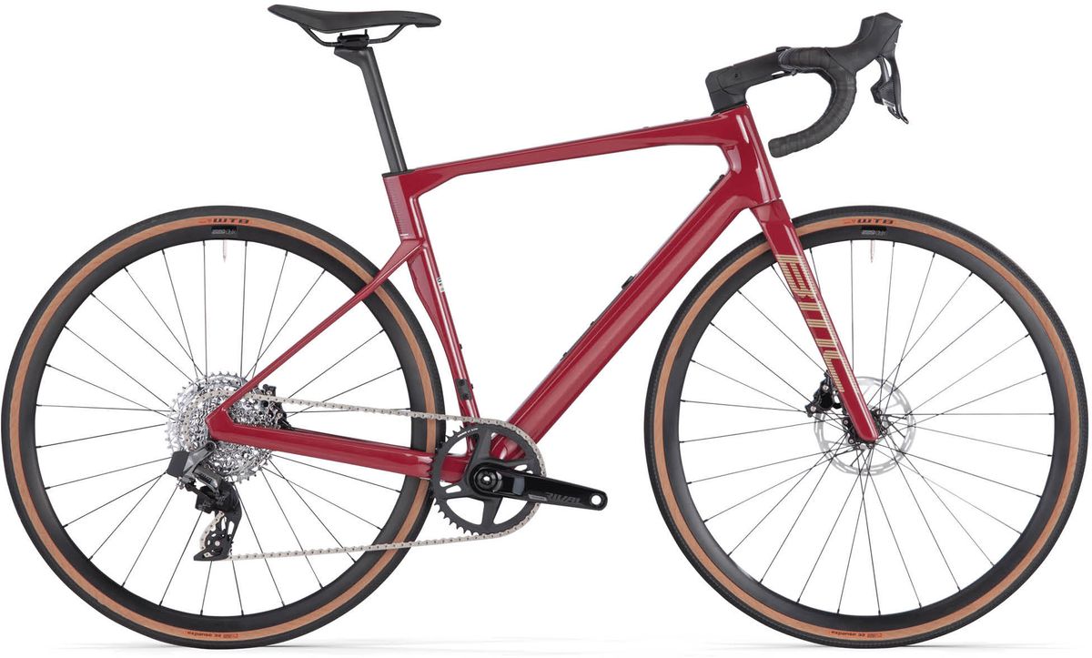 BMC Roadmachine X TWO 2024 - Dark Red / Sand