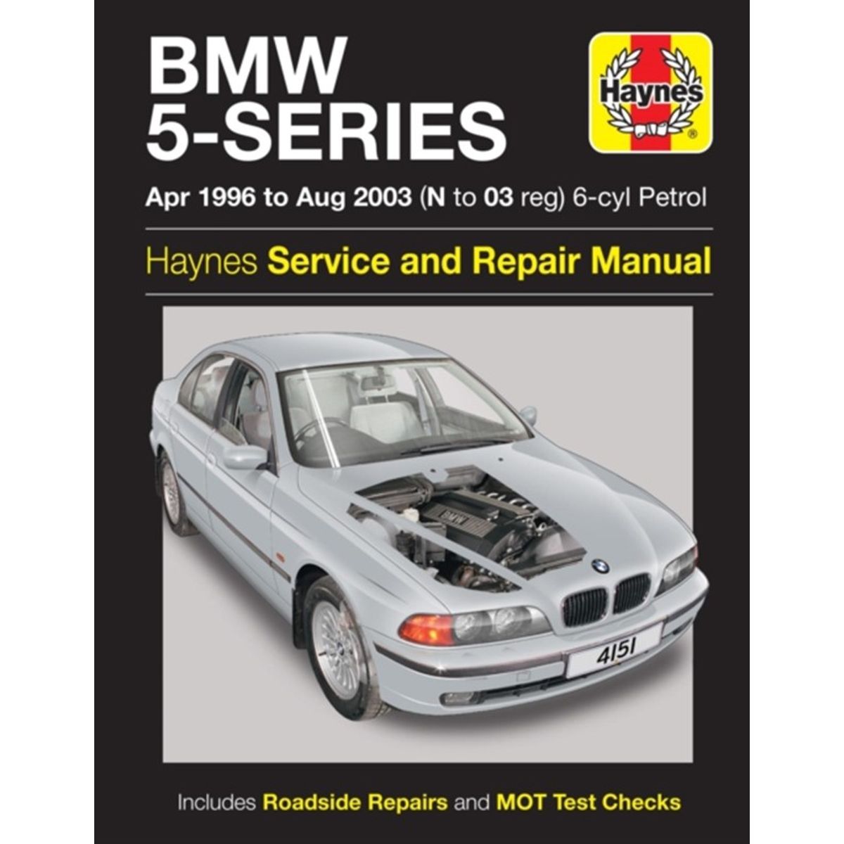 BMW 5-Series 6-cyl Petrol (April 96 - Aug 03) Haynes Repair Manual