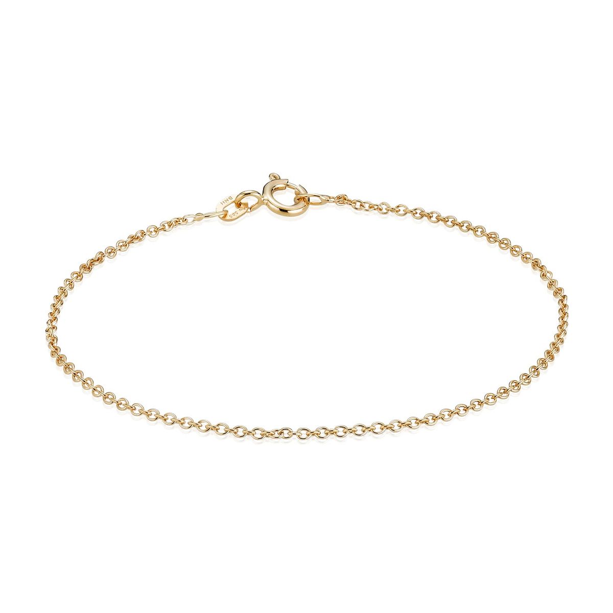 BNH - Anker Rund armbånd, 17 cm 14 kt. guld