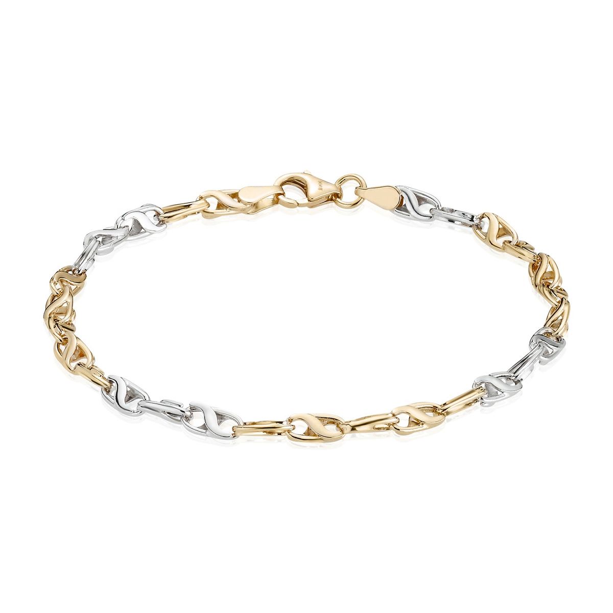 BNH - Ocean armbånd, 18,5 cm 14 kt. guld