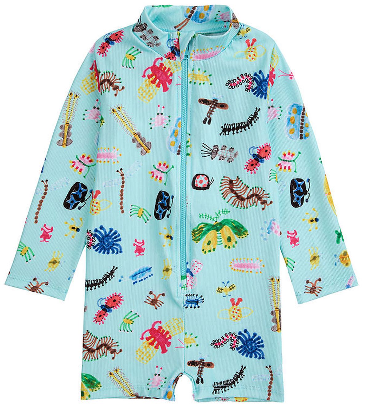 Bobo Choses Badeheldragt - UV50+ - Funny Insects - Aqua Blue